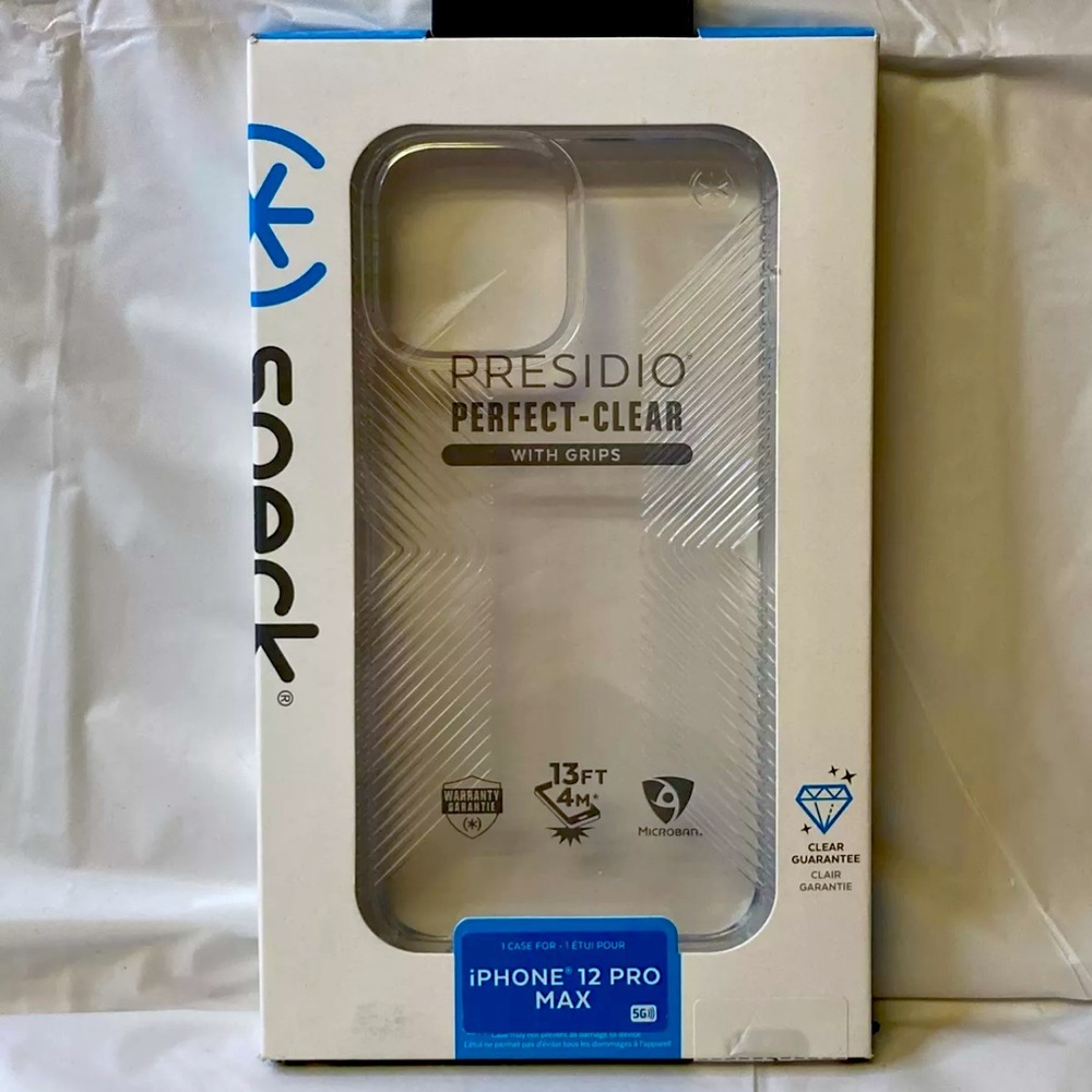 Speck iPhone 12 Pro Max case with grips